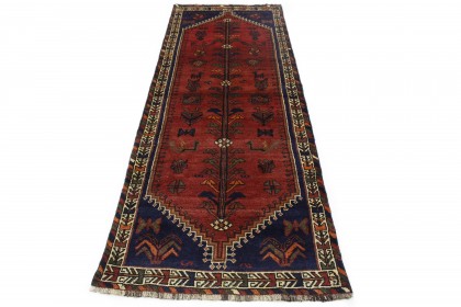 Klassischer Vintage-Teppich Shiraz Läufer in 290x100 (1 / 4)