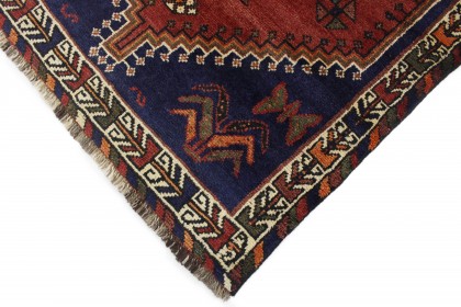 Klassischer Vintage-Teppich Shiraz Läufer in 290x100 (3 / 4)