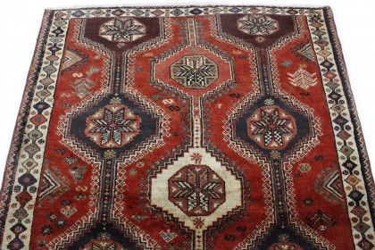 Klassischer Vintage-Teppich Shiraz in 210x150 (4 / 4)
