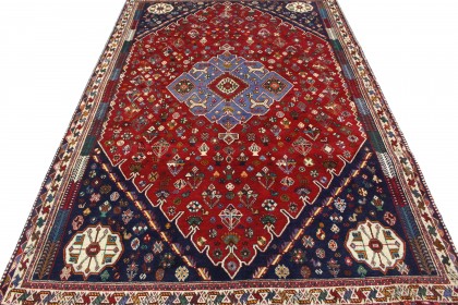 Traditional Vintage Rug Shiraz in 270x180 (4 / 8)