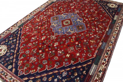 Traditional Vintage Rug Shiraz in 270x180 (8 / 8)