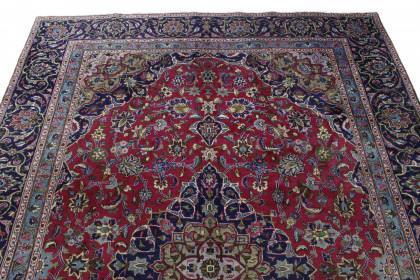 Klassischer Vintage-Teppich Mashad in 360x260 (4 / 6)