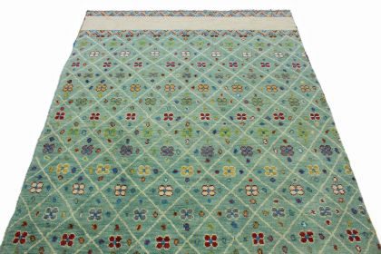 Nomadic Design Teppich Türkis Beige in 240x170 (6 / 10)