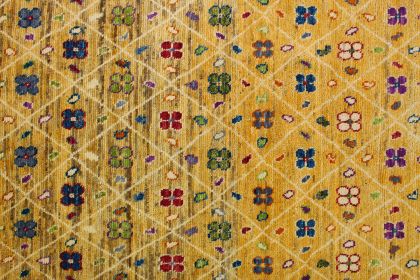 Nomadic Design Teppich Gelb Gold in 250x180 (10 / 10)