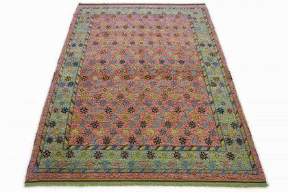 Nomadic Design Teppich Rosa Grün in 270x200 (1 / 10)