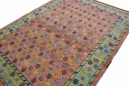 Nomadic Design Teppich Rosa Grün in 270x200 (3 / 10)