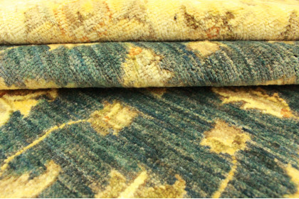 Ziegler Teppich Rund Beige Dunkelblau in 150x150cm (5 / 5) Ziegler Teppich Rund Beige Dunkelblau in 150x150cm (5 / 5)