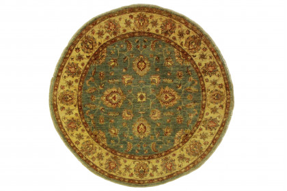 Ziegler Rug Round Beige Lightblue in 150x150cm (1 / 5) Ziegler Rug Round Beige Lightblue in 150x150cm (1 / 5)