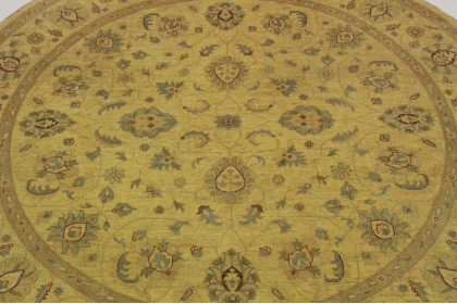 Ziegler Rug Round Beige in 260x260cm (2 / 7) Ziegler Rug Round Beige in 260x260cm (2 / 7)