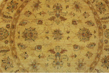 Ziegler Rug Round Beige Brown in 150x150cm (2 / 5)