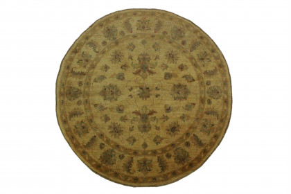 Ziegler Rug Round Beige in 150x150cm (1 / 5) Ziegler Rug Round Beige in 150x150cm (1 / 5)
