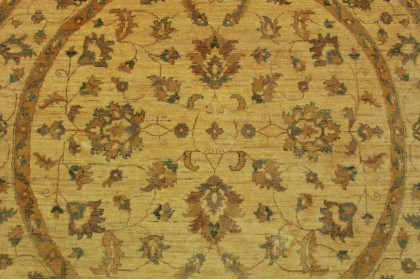 Ziegler Rug Round Beige in 200x200cm (2 / 6) Ziegler Rug Round Beige in 200x200cm (2 / 6)