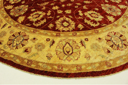 Ziegler Rug Round Beige Red in 270x270cm (3 / 7) Ziegler Rug Round Beige Red in 270x270cm (3 / 7)