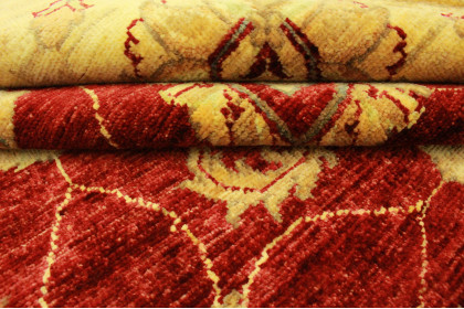 Ziegler Rug Round Beige Red in 270x270cm (7 / 7) Ziegler Rug Round Beige Red in 270x270cm (7 / 7)