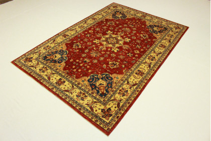 Ziegler Teppich Beige Rot in 320x210 (4 / 6)