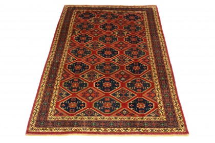 Ziegler Teppich Rot Blau in 290x200 (1 / 4)