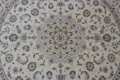 Nain Teppich Rund Beige in 200x200 (4 / 4)