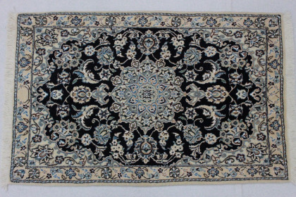 Nain Teppich Beige Blau In 100x60 5120 27436 Carpetido De
