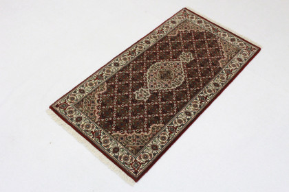 Teppich Rot Beige in 140x70 (2 / 3)