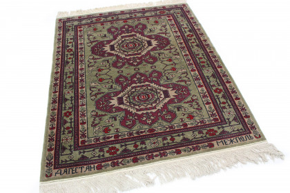 Traditional Vintage Rug Azerbajan in 190x160 (2 / 4)