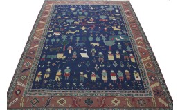 Klassischer Vintage-Teppich Kelim in 360x280