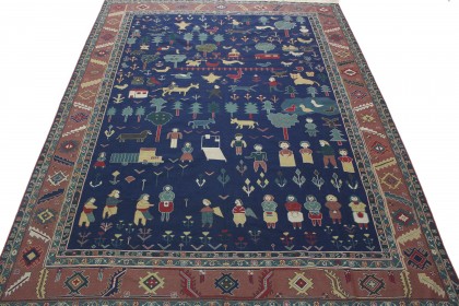 Traditional Vintage Rug Kilim in 360x280 (1 / 8)