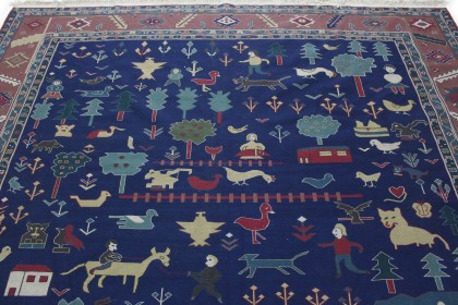 Traditional Vintage Rug Kilim in 360x280 (6 / 8)