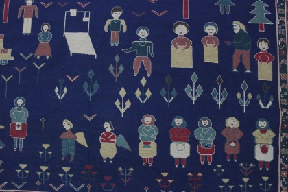 Traditional Vintage Rug Kilim in 360x280 (8 / 8)