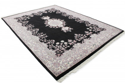 Klassischer Vintage-Teppich Kerman in 370x270 (2 / 4)