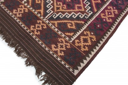 Klassischer Vintage-Teppich Kelim in 370x160 (5 / 6)