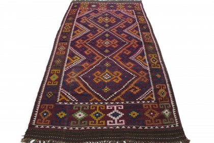 Klassischer Vintage-Teppich Kelim in 370x190 (1 / 5)