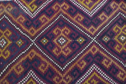 Klassischer Vintage-Teppich Kelim in 370x190 (5 / 5)