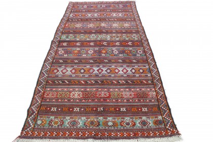 Klassischer Vintage-Teppich Kelim in 300x140 (1 / 7)