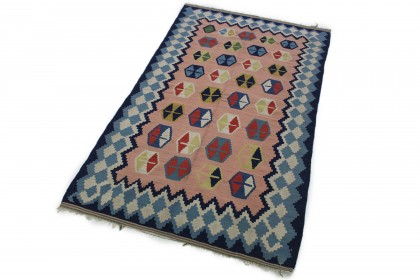 Traditional Vintage Rug Kilim in 200x120 (2 / 4)