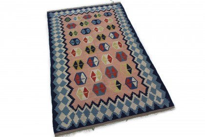 Traditional Vintage Rug Kilim in 200x120 (3 / 4)