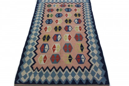 Traditional Vintage Rug Kilim in 200x120 (4 / 4)