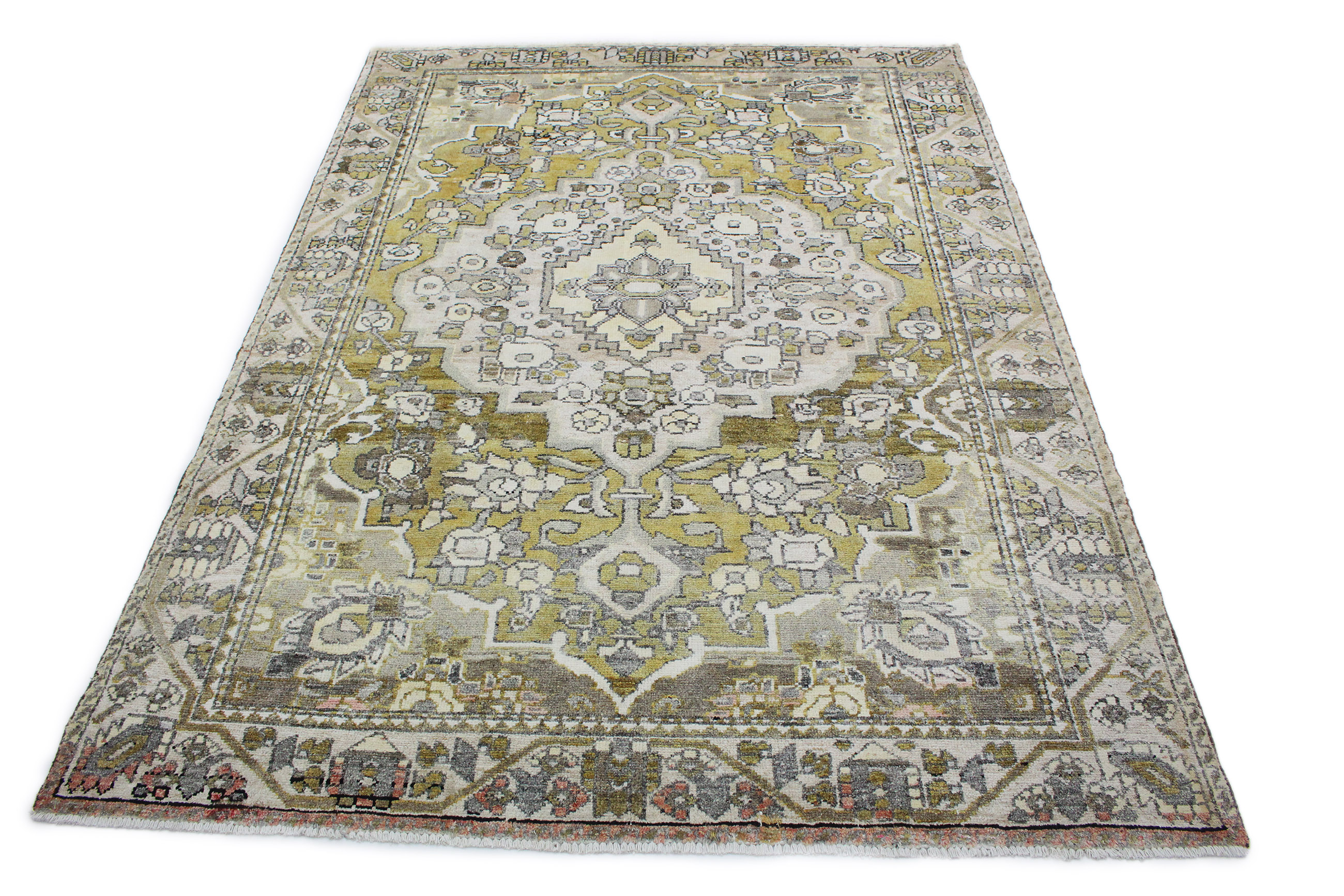 Carpetido Design Vintage Rug Yellow Green Light Gray In 300x220 1001 201092 Carpetido De