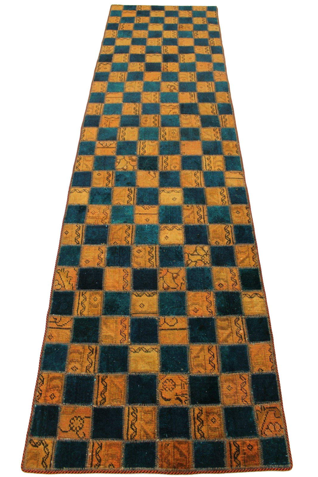 Melody Jane Puppenhaus Teppich – Gewebt, Rot-grün, Ca. 50x485 Mm, Maßstab 1:12